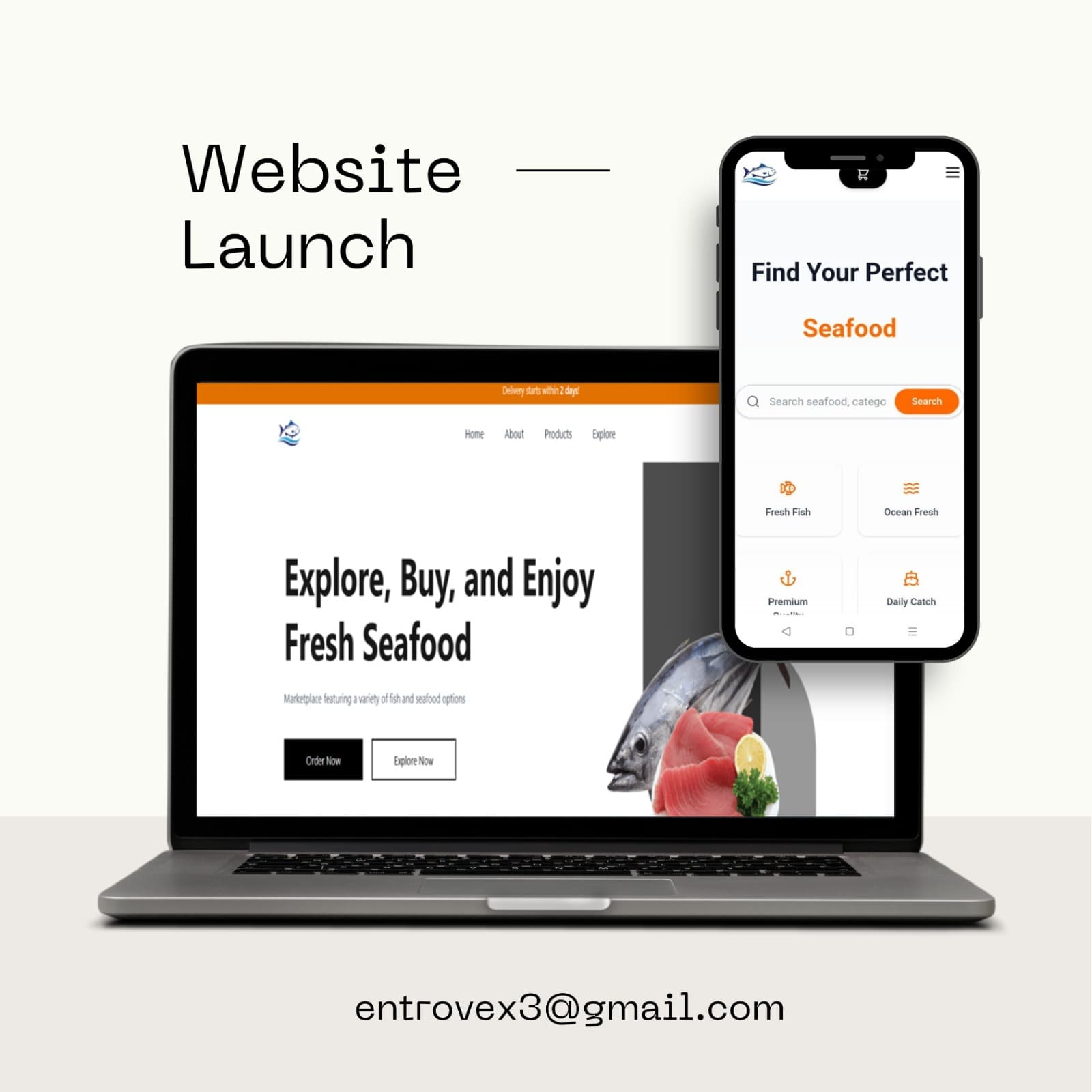 Meltem Sea Food - E-commerce Platform